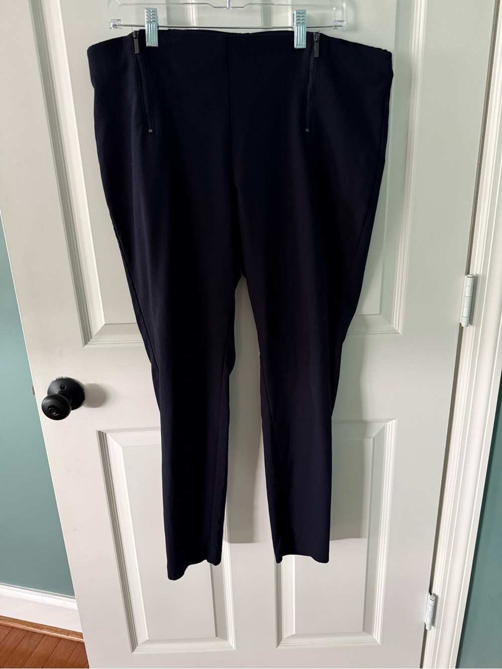 Navy Pull-On Dress Pants